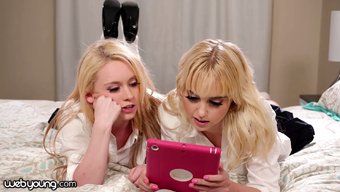 Athena Y Choe Cherry Se Unen Para Una Experiencia Lésbica Salvaje