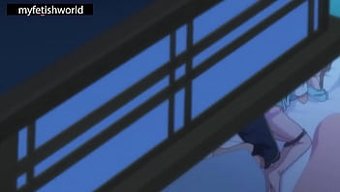 Dos Amigos Satisfacen Los Deseos Sexuales De Un Chico Afortunado En Su Casa, En Un Anime Hentai